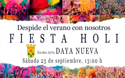 FIESTA HOLI. SÁBADO 23 DE SEPTIEMBRE