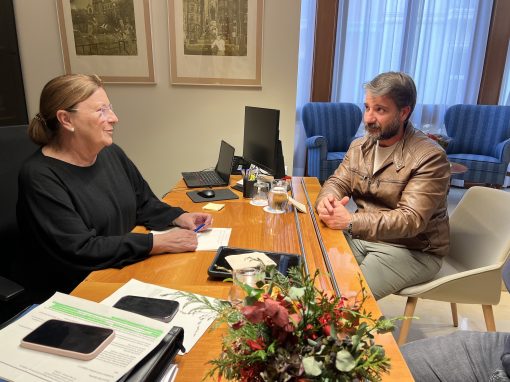 Reunión del Alcalde con la delegada del Consell, Agustina Esteve